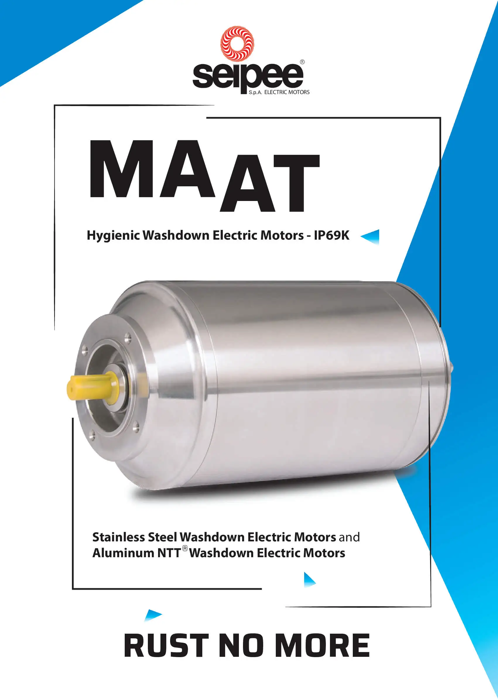 IP69K Hygienic Motors Brochure – MAAT Series by Seipee S.p.A.